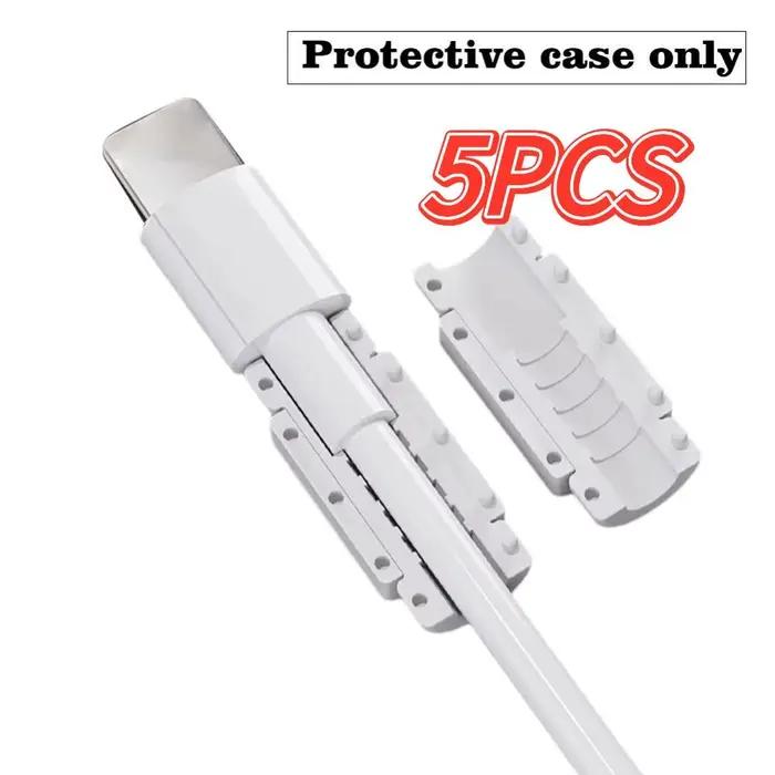 Couvercle de protection universel pour câble de données, 5 pièces, câble de chargeur, Anti-rupture, résistant aux morsures, protecteur de fil, organiser