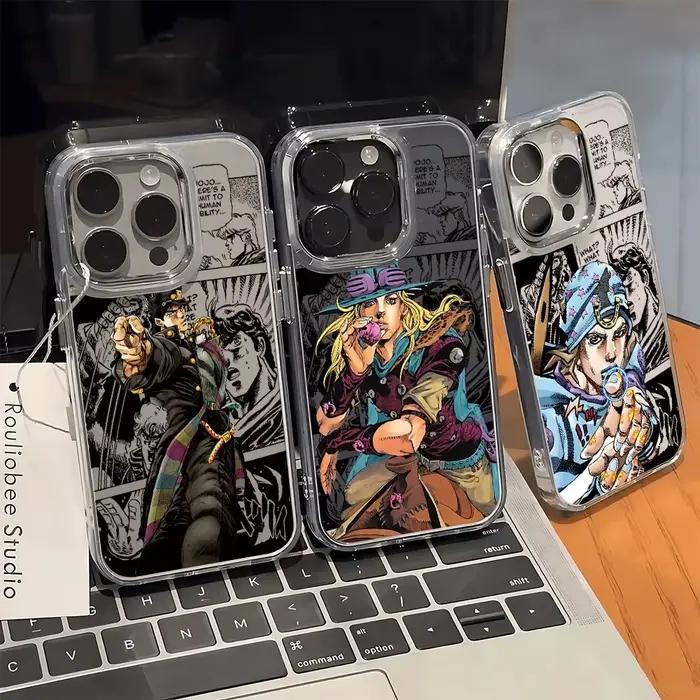Coque de téléphone transparente JoJo's Bizarre Adventure Kira Yoshikage pour iPhone 17 Air 16 15 14 13 12 11 Pro Max XS Max X coque souple personnalisée occassions spéciales