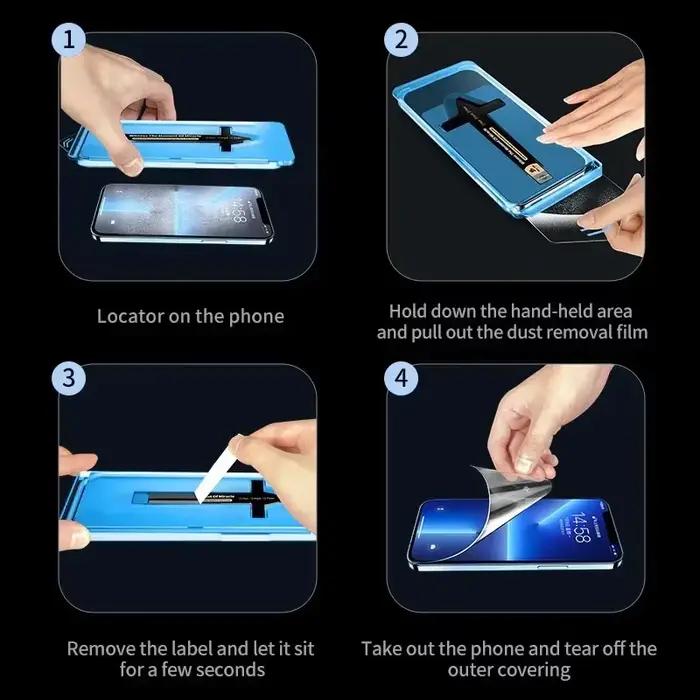 Verre anti-poussière à installation facile pour OPPO Reno 16 Pro
