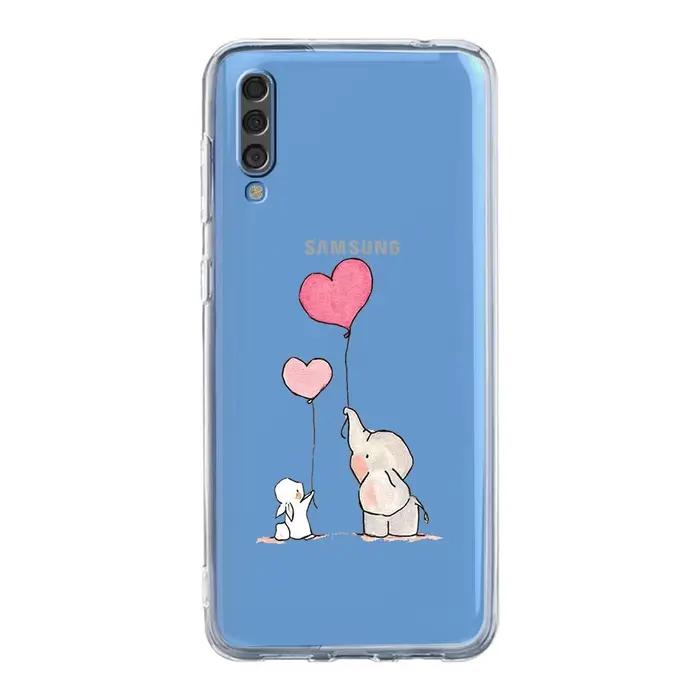 Coque de téléphone de dessin animé de style couple pour Samsung
