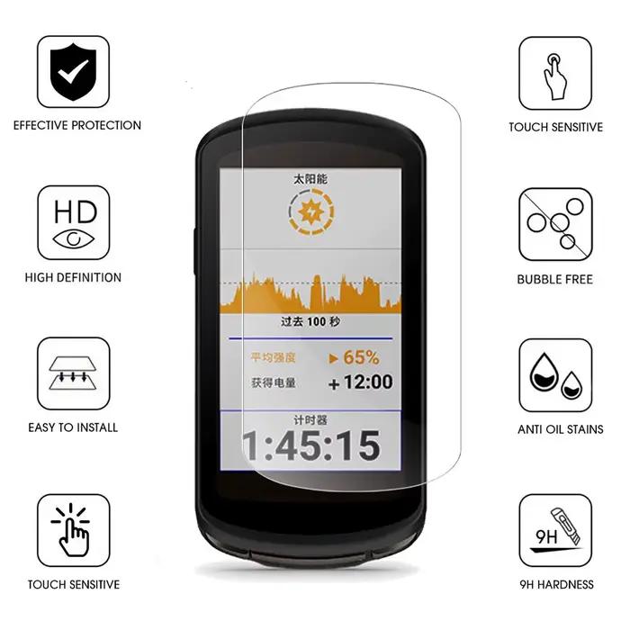 2 en 1 pour Garmin Edge Explore 2 étui de protection + Film de verre housse