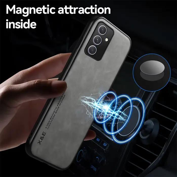 Étui magnétique en cuir de mouton pour Samsung Galaxy A34 A54 A14 A 54 34 14 5G SamsungA54