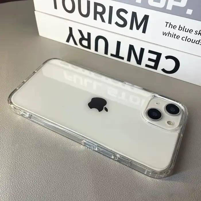 Coque de téléphone de luxe en acrylique souple et Transparent