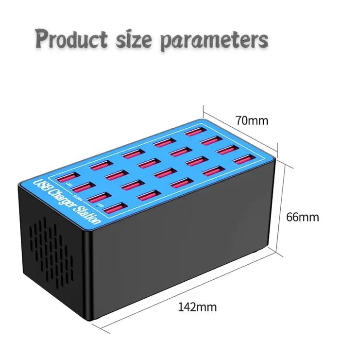 Station de chargement USB 20 ports 100W