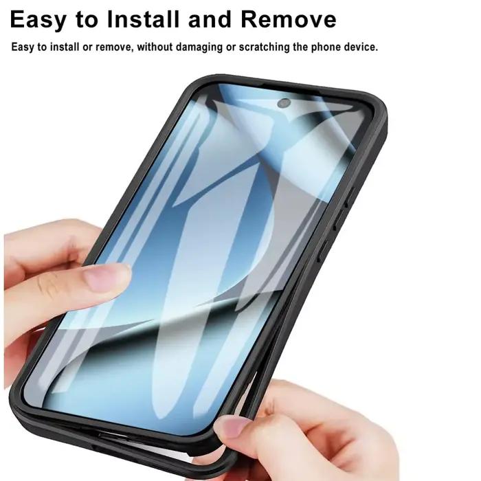 360 ° Coque de protection intégrale double face anti-chute pour Google Pixel 10A 10 9 Pro XL avec film protecteur