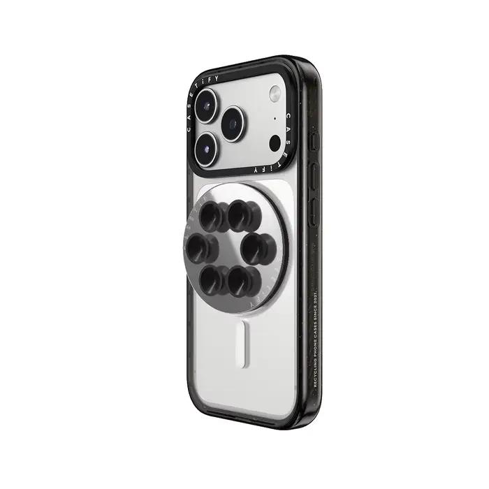 CASETiFY Snappy ™   Support de téléphone et porte-cartes magnétique à ventouse avec miroir pour iPhone 17 16 15 14 13 et Samsung S25 S26 A57
