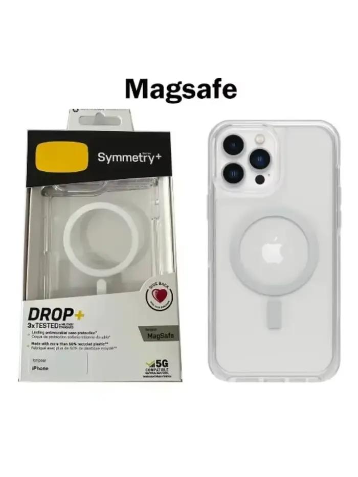 Protection anti-chute pour boîtier Otter-Box MagSafe Series Symmetry pour iPhone 17Air 12 13 14 15 16 17 Pro Max 14 15 16 Plus