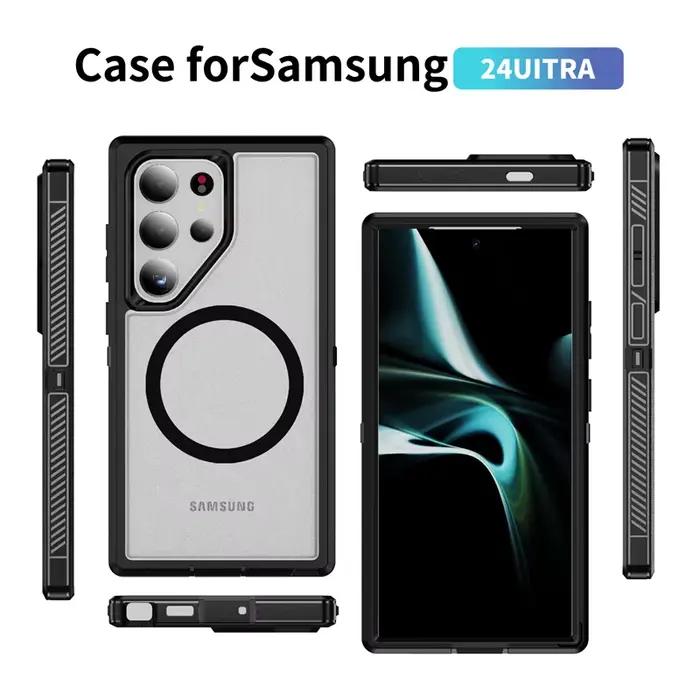Coque de téléphone robuste antichoc pour Samsung Galaxy S24 S25 Ultra S24 + S23 FE S22 5G
