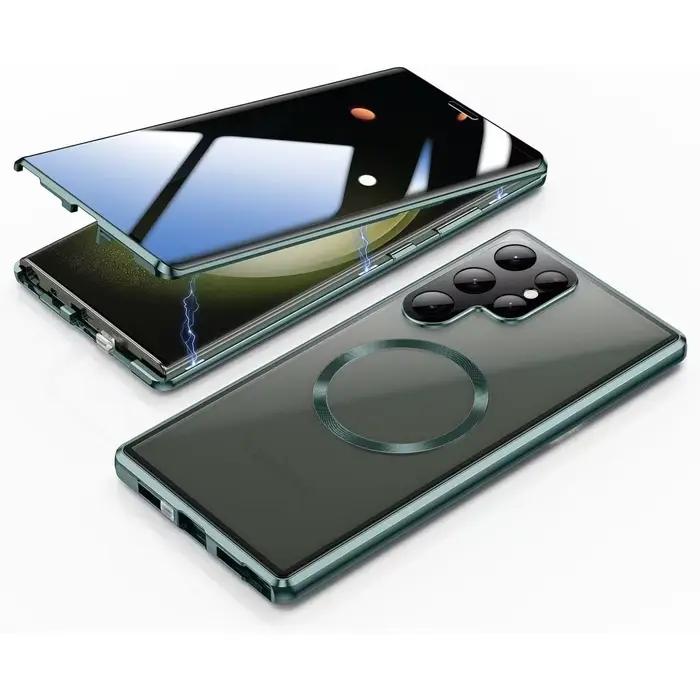 Étui de protection anti-espion 360° pour Samsung S23 S24 FE S25 Plus S22 Ultra avec film de confidentialité intégré