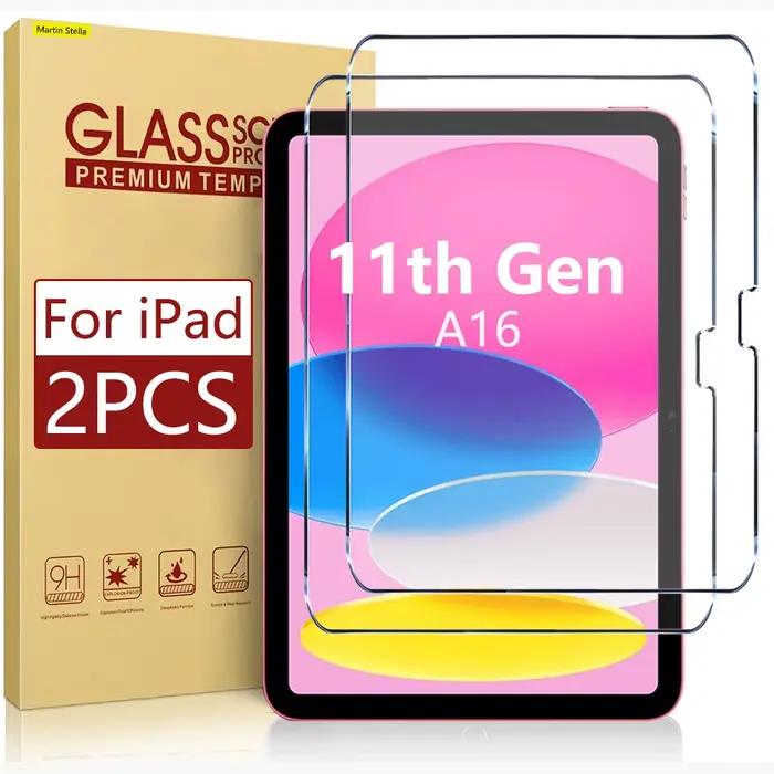 Protection d'écran en verre trempé super fin pour iPad 11e génération résistante aux rayures pour une clarté d'image maximale et un usage quotidien sans souci