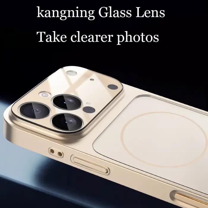 Coque en verre nano mat pour iPhone 17 16 15 14 13 Pro Max 17Air