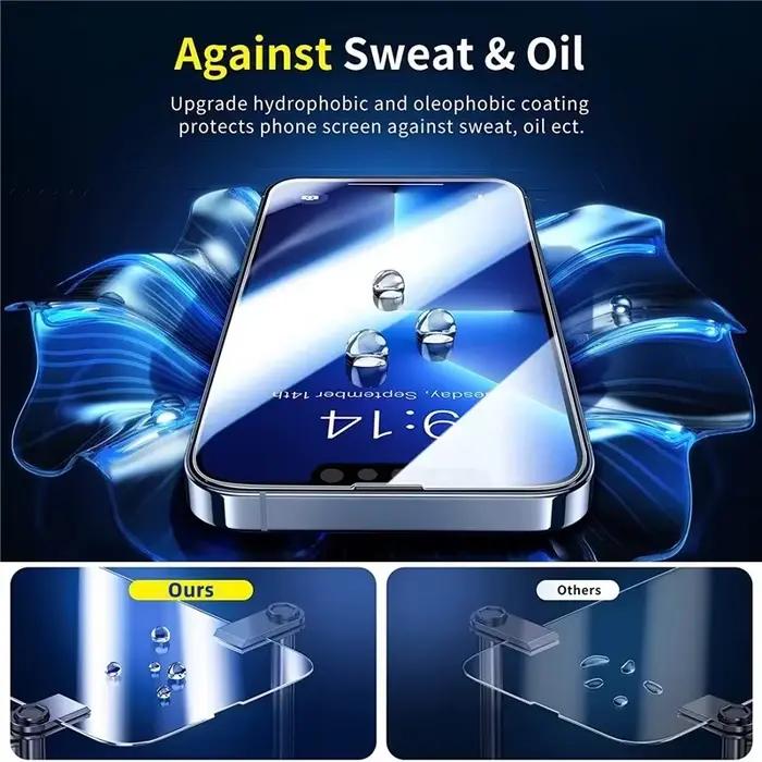 Protégeurs d'écran en verre trempé haute définition pour iPhone 14 Pro 16 Plus 7 8 8 Plus X 13 Mini 13 Pro Max 15 15 Plus 15 Pro 15 Pro Max occasions spéciales