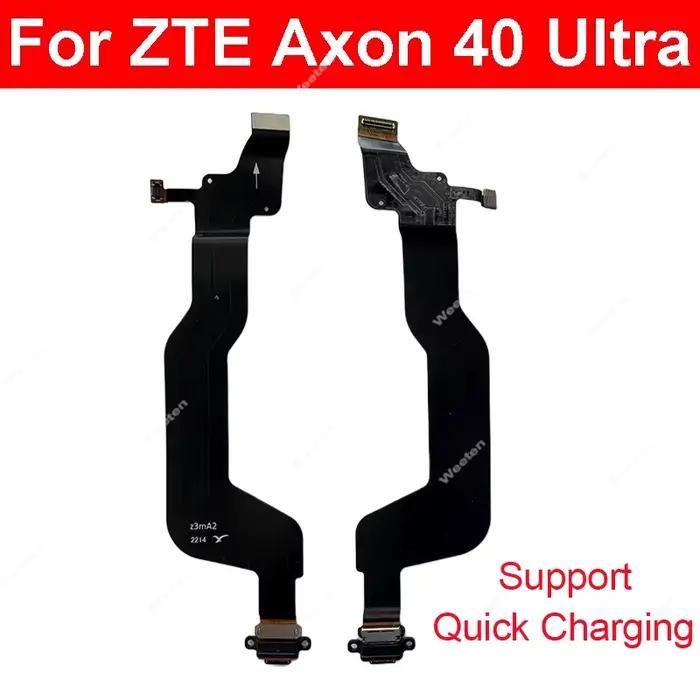 Câble flexible de station de chargement USB pour ZTE Axon 40 41 Pro Axon 40 Ultra A2023P, Port de chargement USB, pièces de rechange
