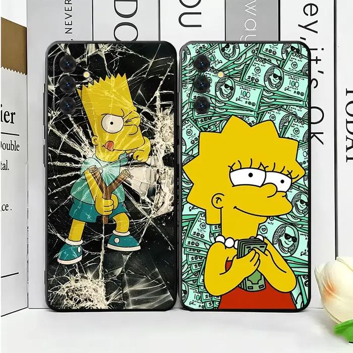 Coque de téléphone souple Cartoon Homers-S-Simpsons pour Samsung A17 A37 A57 A16 A26 A36 A56 A15 A25 A35 A55 A14 A24 A34 A54 A13 A33 A53 Bl