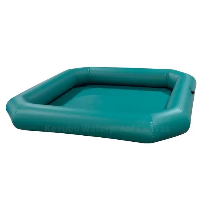 Piscine gonflable pour enfants, 4x6x0,6m en PVC maillé, piscine rectangulaire pour enfants, piscine portable pour nouveau-nés, piscine extérieure pour tout-petits
