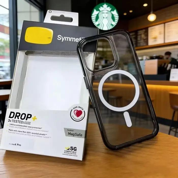 Protection anti-chute pour boîtier Otter-Box MagSafe Series Symmetry pour iPhone 17Air 12 13 14 15 16 17 Pro Max 14 15 16 Plus