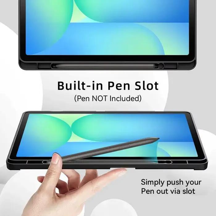 Étui en caoutchouc Hansong pour Samsung Galaxy Tab, résistant aux chocs et aux chutes, mode support pour visualisation et saisie, anti-poussière et anti-traces de doigts, disponible en plusieurs couleurs et tailles