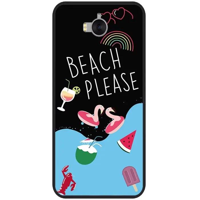 Coque de téléphone en silicone pour Huawei Y6 2017 / Y5 2017