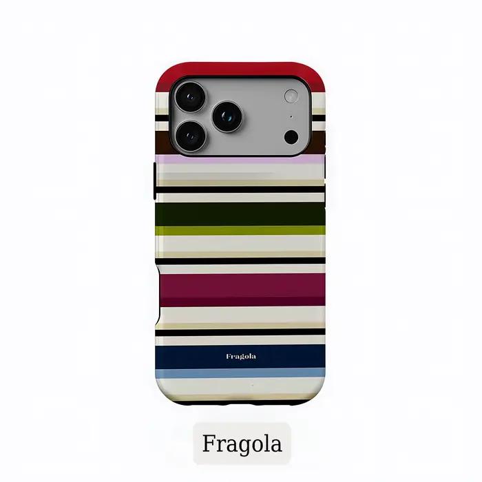 Étui de téléphone Fragola Coloful Stripes pour Samsung Galaxy S20 S23 S24 S25 S26 FE Plus Ultra Edge 5G