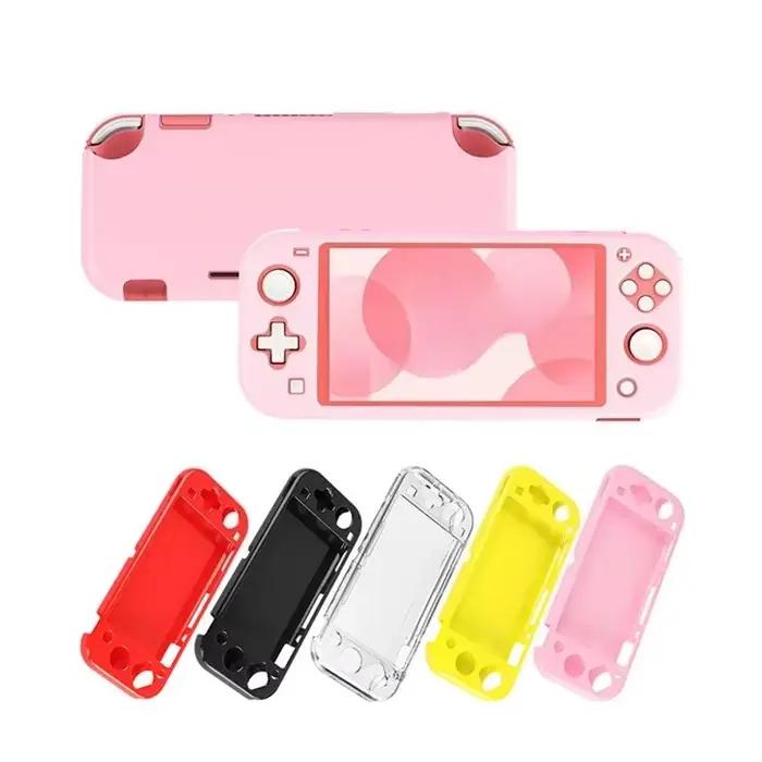 Étui de protection Nintendo Switch Lite en cristal dur, fin et doux, compatible avec la console, disponible en bleu, rose, rouge et vert pour gamer occasionnels et passionnés