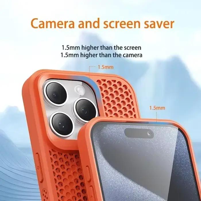 Coque de téléphone à Dissipation thermique et rafraîchissante