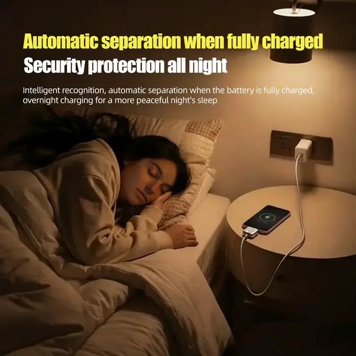 Chargeur automatique 140W à déconnexion physique avec protection anti-surcharge et arrêt intelligent