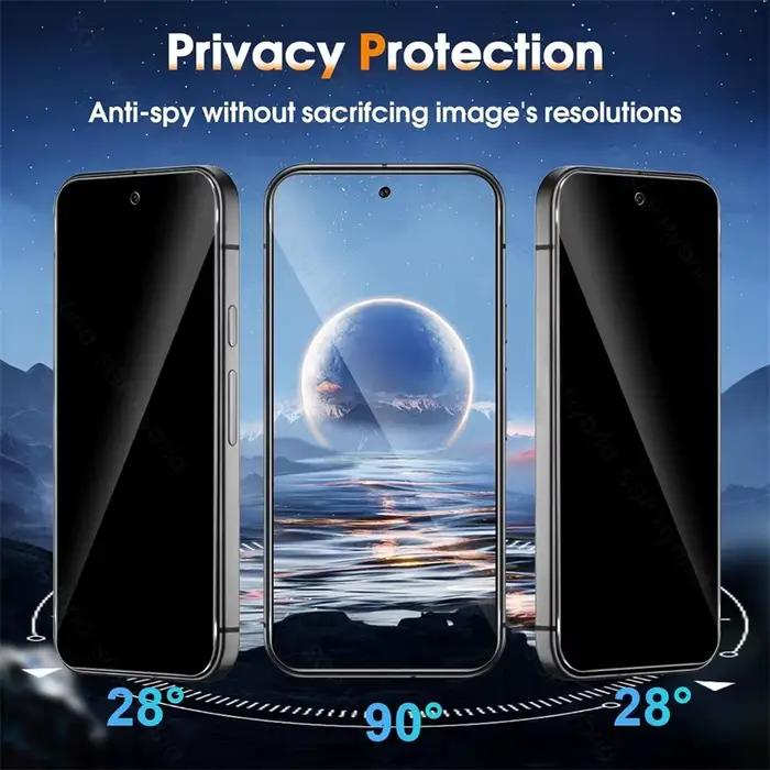 Verre de protection de la vie privée pour Google Pixel 10 Pro XL Pixel10 Pixel10Pro Pixel10ProXL 10a