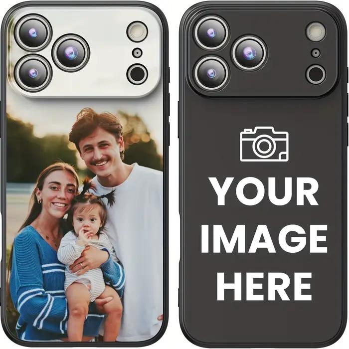 Coque souple givrée personnalisable pour iPhone 17 16 16E 15 14 13 12 11 Pro Max Air Mini SE 2020 2022 X XS XR 6 7 8 Plus Occasions spéciales cadeau personnalisé