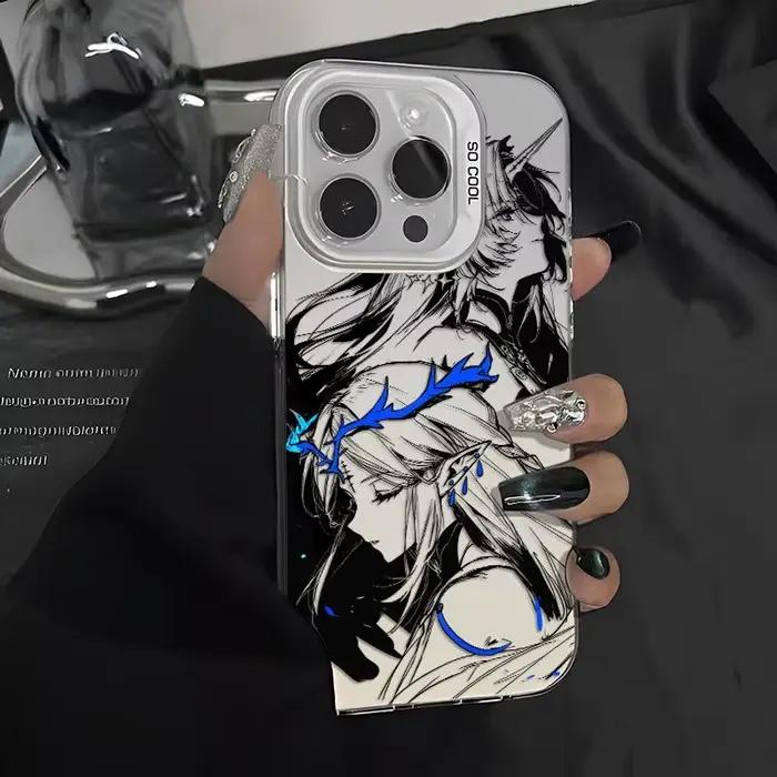 Nouveau luxe Wuthering Waves Cartethyia coque souple protection pour iPhone 11 12 13 14 16 15 17 Pro Max 7 8 Plus XS 17air X couverture