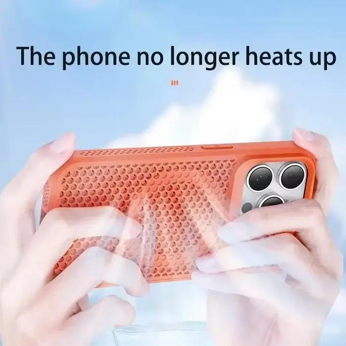 Coque de téléphone à Dissipation thermique et rafraîchissante