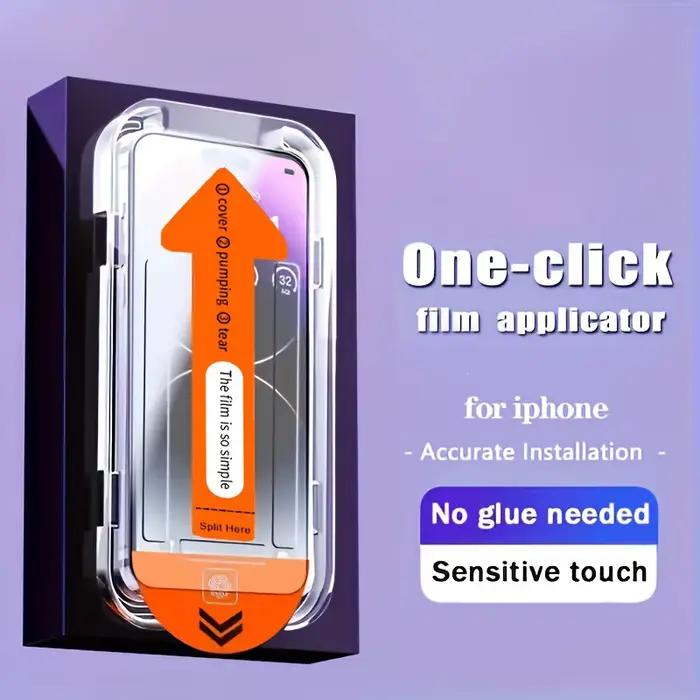Protecteur d'écran en verre trempé pour iPhone 16 15 14 13 12 11 17 Pro Max 16e