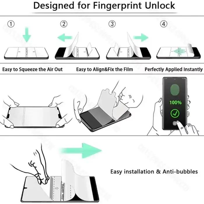 Film Hydrogel Anti-Espionnage Confidentialité Protection d'Écran et Film Souple pour Objectif Appareil Photo Honor 600 Occasions Spéciales Offrir
