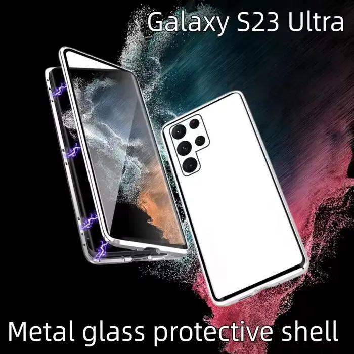 Coque intégrale en métal avec cadre pour Samsung Galaxy S25 Edge S26 S23 S22 Ultra S21 Plus S24 Note20
