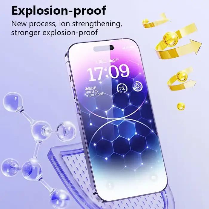 Film en verre trempé HD pour iPhone 17 14 13 12 11 15 Pro Max 12 13 X Xs Max XR avec protection anti-rayures et clarté cristalline pour amoureux de la photographie et gamers