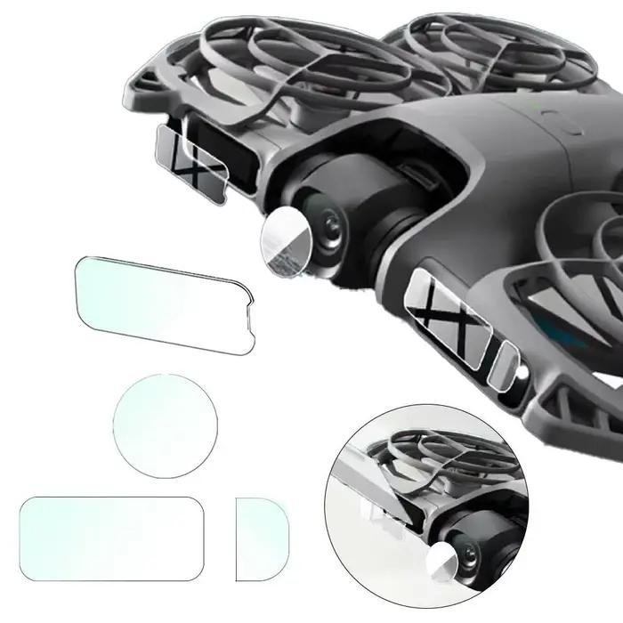 Protecteur d'objectif de caméra à Film trempé pour Drone DJI Neo 2