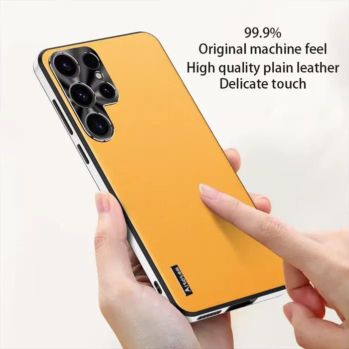 Étui de téléphone en cuir pour Samsung Galaxy S24 S21 Plus S23 S22 S25