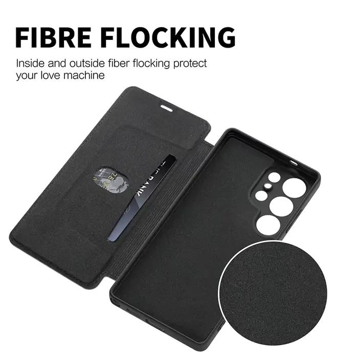 Coque de téléphone à rabat en silicone liquide