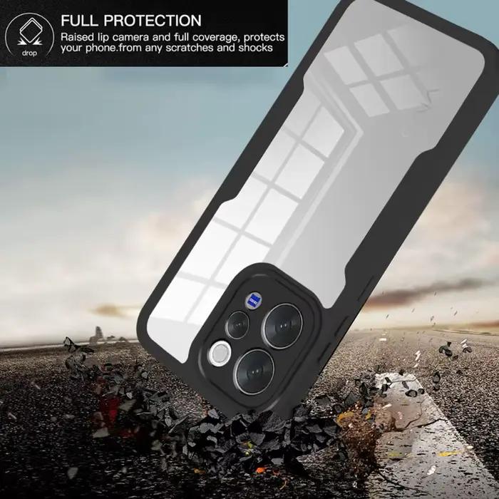 Coque transparente en acrylique pour VIVO V70 V70Elite, protection complète à 360 degrés, couverture transparente antichoc pour VIVO S50 V70 Elte