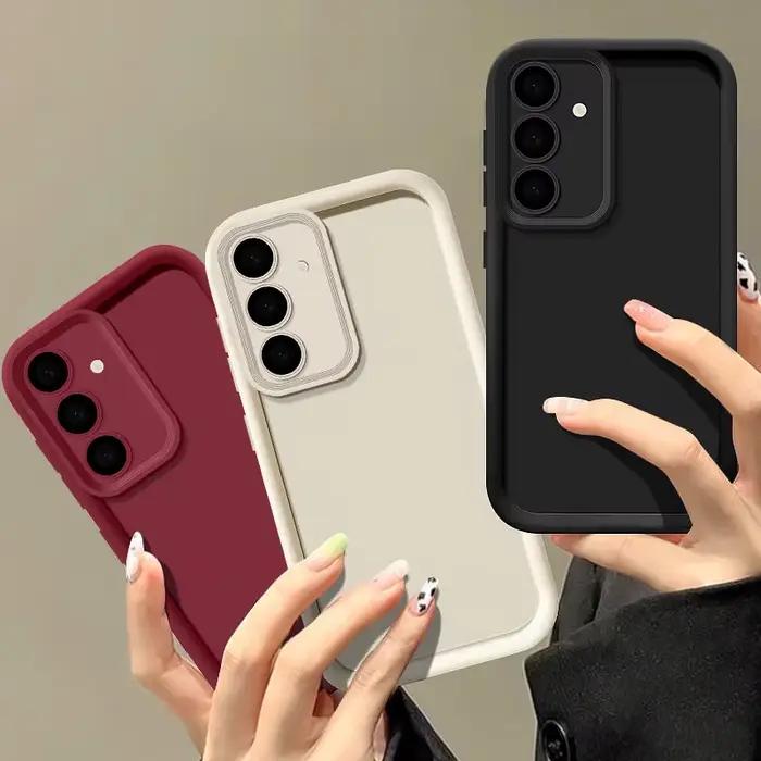 Coque en TPU souple pour Samsung Galaxy A56 A55 A54 A53 A35 A15 A16 A25 5G S24 S26 S25 Ultra S23 FE