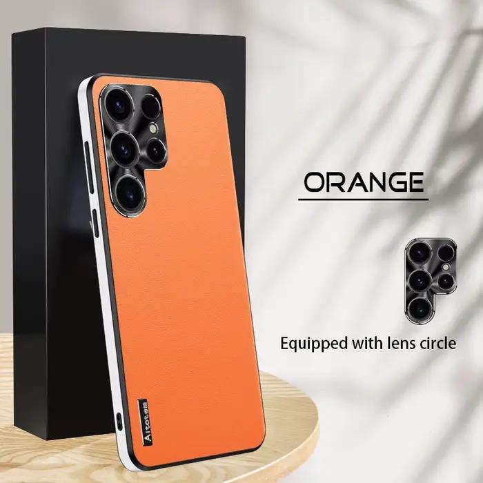 Étui de téléphone en cuir pour Samsung Galaxy S24 S21 Plus S23 S22 S25