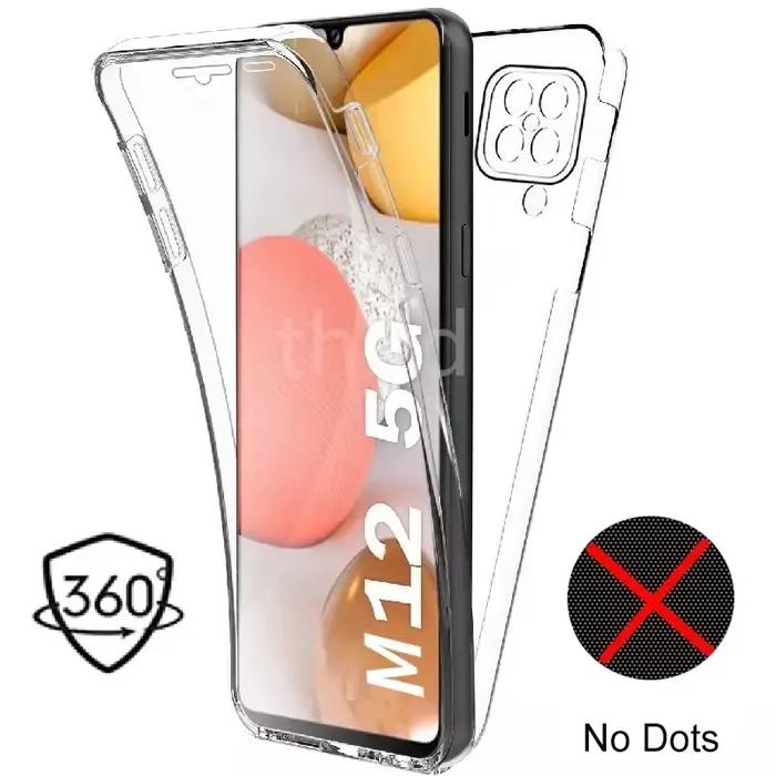 360 PC complet + coque en Silicone pour Samsung Galaxy A15 A25 A05 A05S A04S A14 A24 A34 A54 M23 M13 M22 M32 M12 PC +