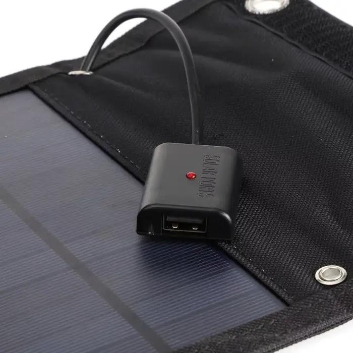 Chargeur de panneau solaire pliable, 100W, sortie USB 5V, charge de puissance, cellules solaires portables pour téléphone, maison, camping en plein air, randonnée