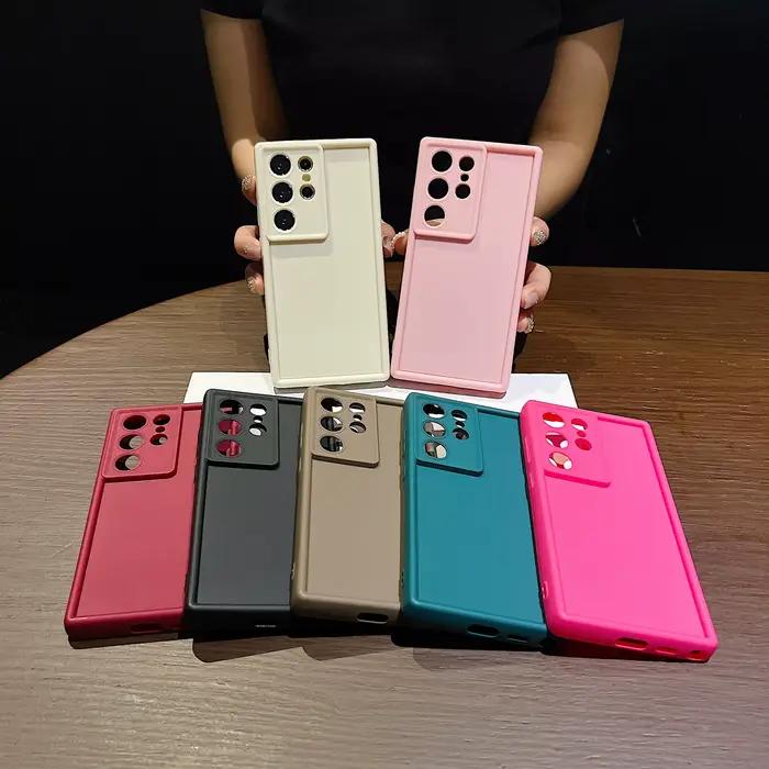 Coque en TPU souple pour Samsung Galaxy A56 A55 A54 A53 A35 A15 A16 A25 5G S24 S26 S25 Ultra S23 FE