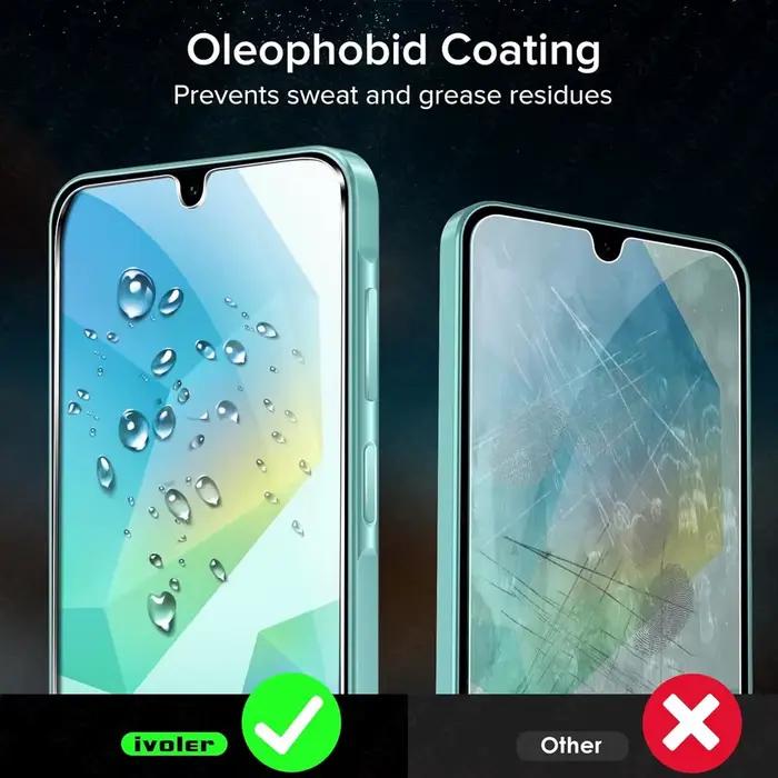 1-5PCS Coque en verre trempé 10D pour Samsung A16 A57 A37