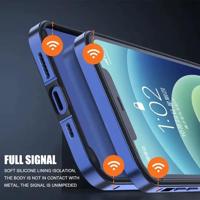 Coque de téléphone en métal et aluminium