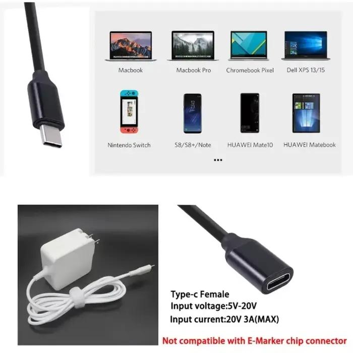 Câbles de données USB C 60W