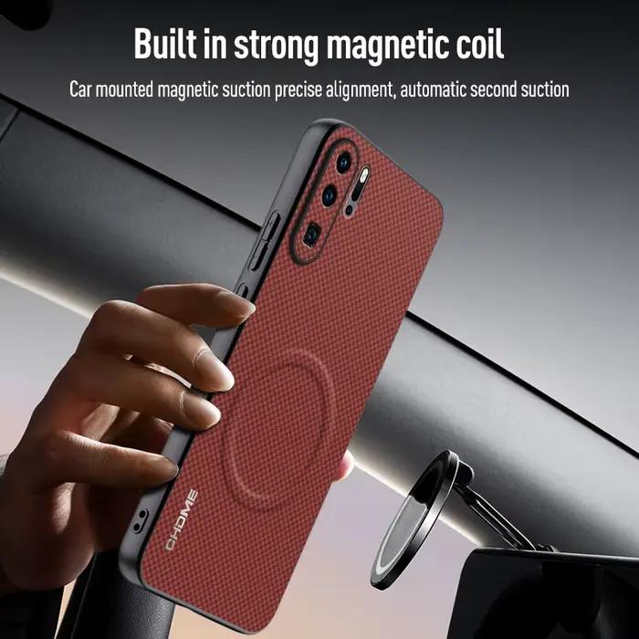Coque de téléphone magnétique de luxe pour voiture