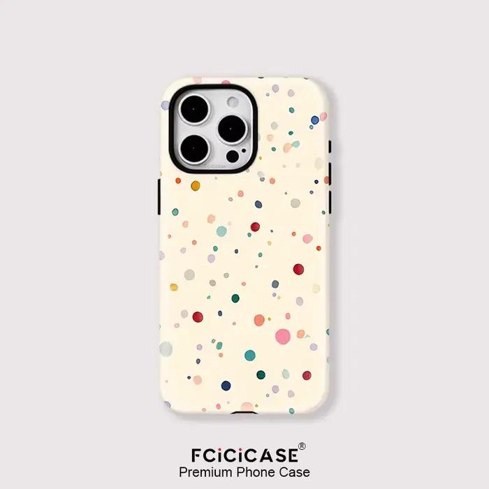 Fcicicase coque de téléphone pour iPhone 17 Air 17 Pro Max coloré mat pour Magsafe couverture Double couche