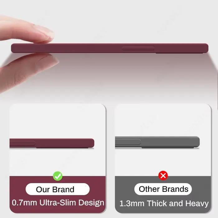 Coque en silicone liquide pour Samsung Galaxy S24 S25 S26 S23 S22 Ultra A57 A37 A56 A17 A36 A54 A55 5G, coque souple, protection caméra, baby skin feeling, anti-rayures, anti-poussière, antislip, design précis