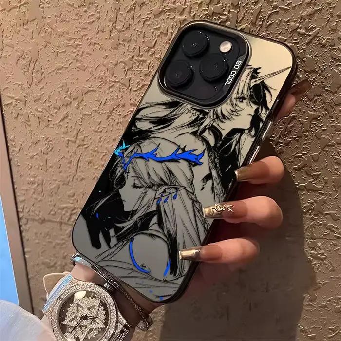 Nouveau luxe Wuthering Waves Cartethyia coque souple protection pour iPhone 11 12 13 14 16 15 17 Pro Max 7 8 Plus XS 17air X couverture